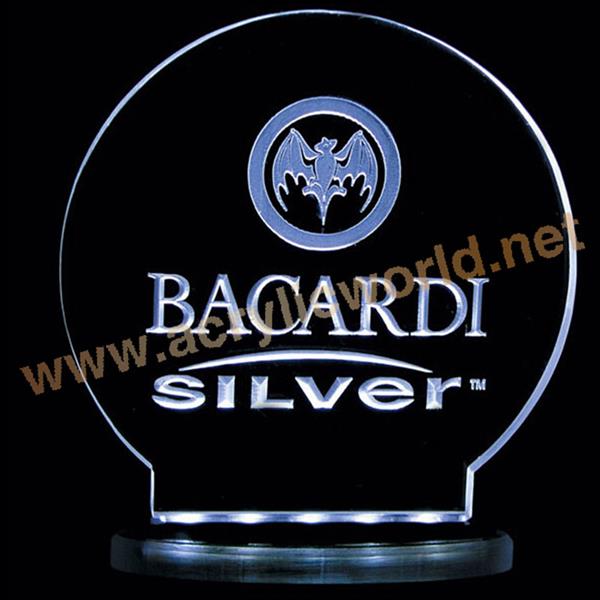 acrylic led sign holder edge lit led signage